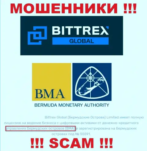 И организация БитТрекс и ее регулятор: BMA, являются мошенниками