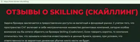Skilling - это контора, взаимодействие с которой приносит лишь потери (обзор)