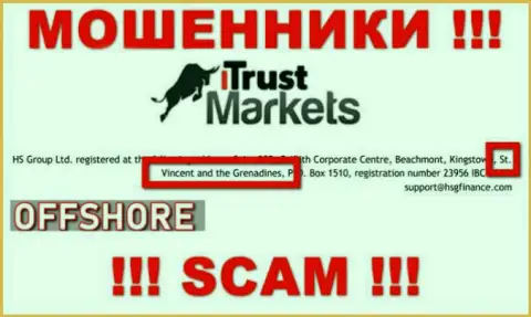 Ворюги Trust Markets засели на территории - St. Vincent and the Grenadines, чтобы скрыться от наказания - ВОРЮГИ