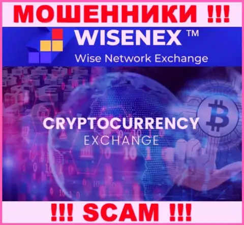 WisenEx занимаются грабежом наивных людей, а Крипто обменник только прикрытие