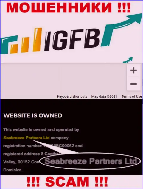 Seabreeze Partners Ltd, которое управляет конторой ИГФБ