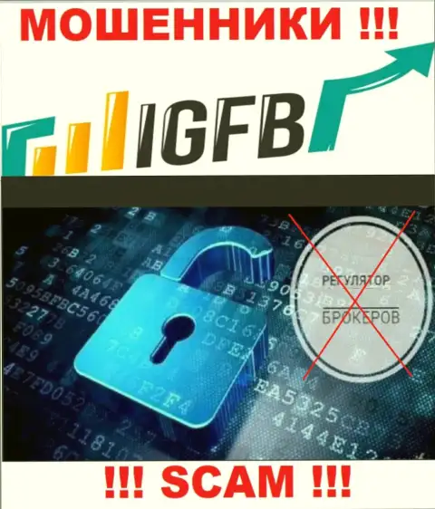 По той причине, что у IGFB One нет регулятора, работа этих internet мошенников нелегальна