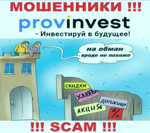 В дилинговой компании ProvInvest Org Вас ожидает утрата и стартового депозита и дополнительных вкладов - МОШЕННИКИ !