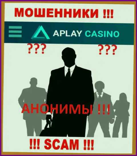 Инфа о руководстве APlay Casino, увы, неизвестна