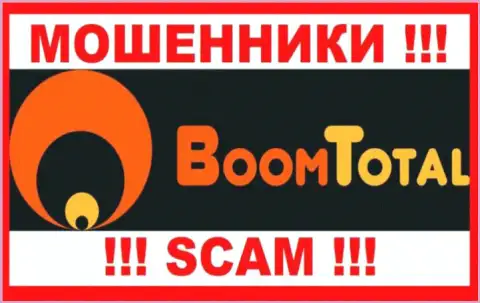Логотип МОШЕННИКА Boom Total