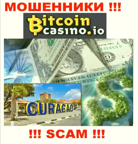 Bitcoin Casino беспрепятственно оставляют без средств, т.к. обосновались на территории - Curacao