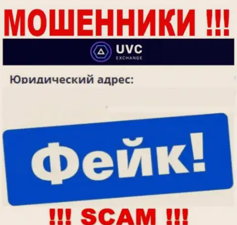 Данные на web-сайте UVC Exchange о юрисдикции организации - это липа, не позволяйте себя облапошить