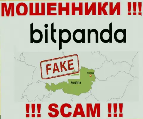 Ни единого слова правды относительно юрисдикции Bitpanda GmbH на сайте компании нет - это мошенники