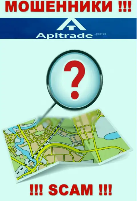По какому адресу официально зарегистрирована организация ApiTrade Pro абсолютно ничего неизвестно - ВОРЫ !!!