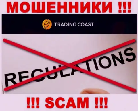 Trading Coast - это противозаконно действующая контора, не имеющая регулятора, будьте весьма внимательны !!!
