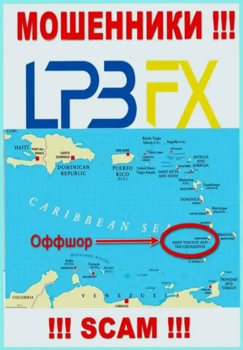 LPBFX безнаказанно надувают, так как зарегистрированы на территории - Saint Vincent and the Grenadines