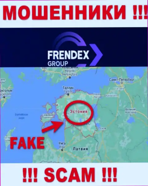 На веб-сайте FRENDEX EUROPE OÜ вся инфа касательно юрисдикции ложная - 100% мошенники !!!