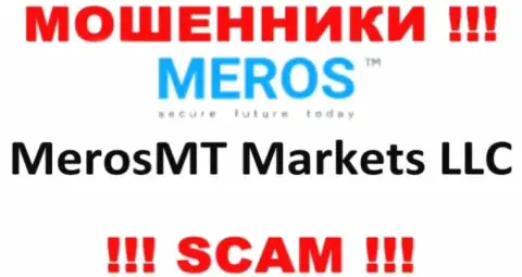 Компания, которая владеет разводняком MerosTM - это MerosMT Markets LLC