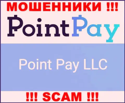 Юридическое лицо ворюг Поинт Пэй - это Point Pay LLC, информация с онлайн-сервиса лохотронщиков
