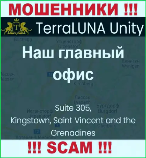 Совместно работать с TerraLunaUnity не советуем - их оффшорный юридический адрес - Suite 305, Kingstown, Saint Vincent and the Grenadines (инфа взята с их сайта)