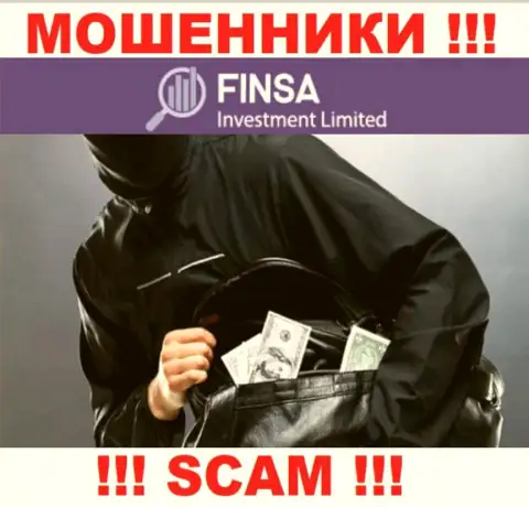Не верьте в возможность подзаработать с мошенниками FinsaInvestmentLimited Com - это ловушка для доверчивых людей