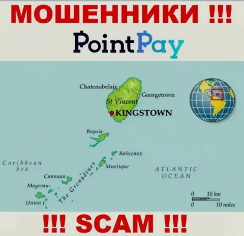Поинт Пэй - это интернет мошенники, их место регистрации на территории St. Vincent & the Grenadines