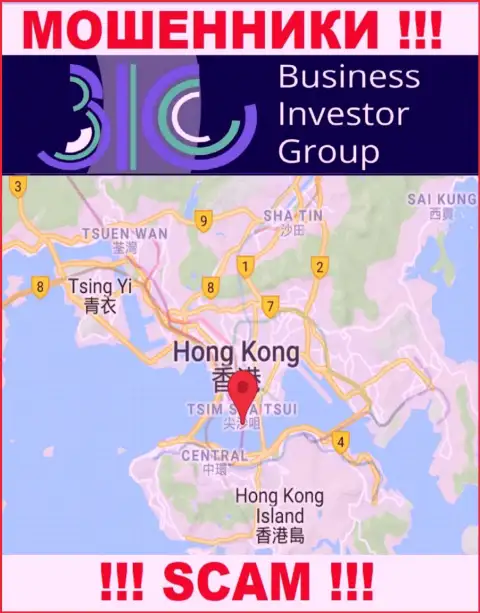 Оффшорное место регистрации BusinessInvestorGroup - на территории Hong Kong