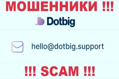 Слишком опасно контактировать с компанией DotBig, даже через их электронную почту - это циничные кидалы !!!