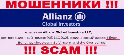 Офшорное месторасположение Allianz Global Investors по адресу - Hinds Building, Kingstown, St. Vincent and the Grenadines позволило им безнаказанно грабить