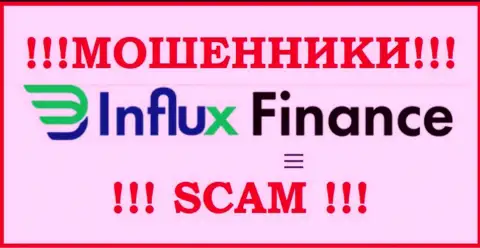 Лого МОШЕННИКОВ InFluxFinance