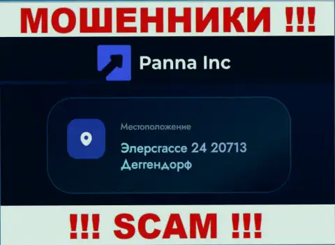 Адрес компании Panna Inc на официальном информационном сервисе - фейковый ! БУДЬТЕ ОСТОРОЖНЫ !!!
