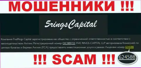 Five Rings Capital представили лицензию на осуществление деятельности на веб-сервисе, но это не обозначает, что они не ЛОХОТРОНЩИКИ !!!