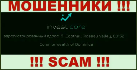 ИнвестКор Про - воры ! Спрятались в оффшорной зоне по адресу - 8 Copthall, Roseau Valley, 00152 Commonwealth of Dominica и крадут вложенные деньги реальных клиентов
