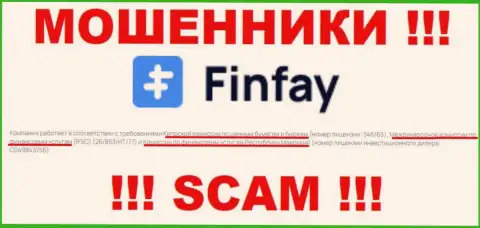 FinFay Com - это internet-мошенники, незаконные манипуляции которых покрывают тоже ворюги - IFSC