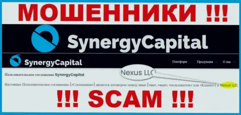 Юридическое лицо, которое управляет интернет-мошенниками Синерджи Капитал - это Nexus LLC