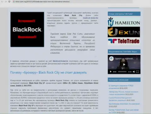 Совместное сотрудничество с компанией BlackRock Inc не принесет Вам ни капли прибыли - это развод !!! Отзыв